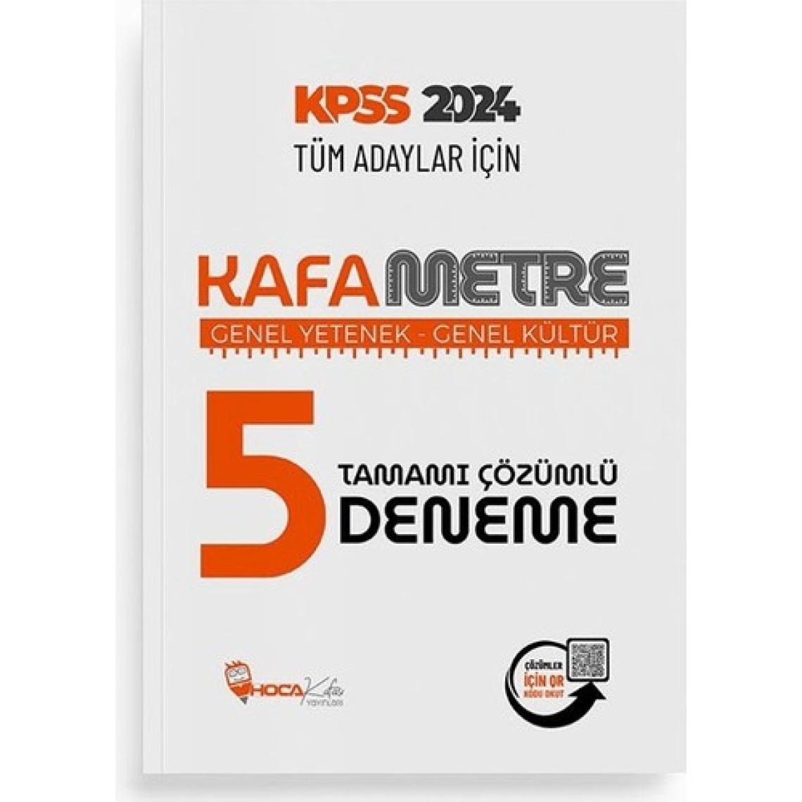 Hoca Kafası Yayınları 2024 KPSS Genel Yetenek Genel Kültür Kafametre 5 Deneme