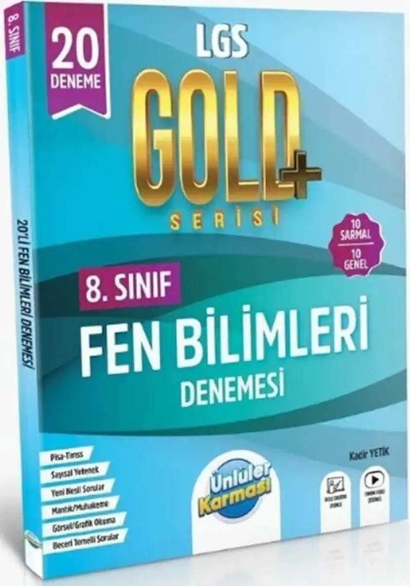 Ünlüler Karması 2024 8. Sınıf LGS Fen Bilimleri 20 Deneme