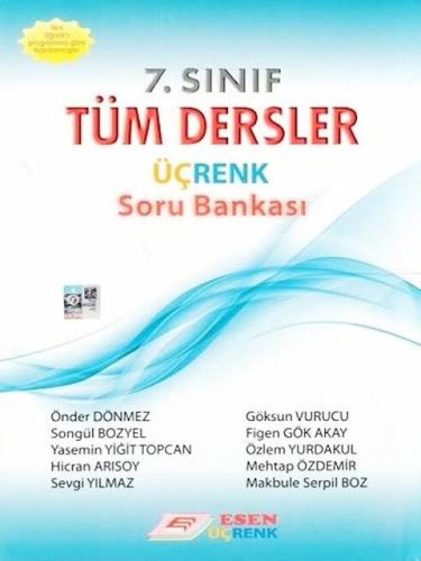 Esen Üçrenk Yayınları 7. Sınıf Tüm Dersler Soru Bankası