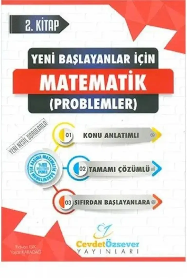 Cevdet Özsever Yayınları Yeni Başlayanlar İçin Matematik 2.Kitap