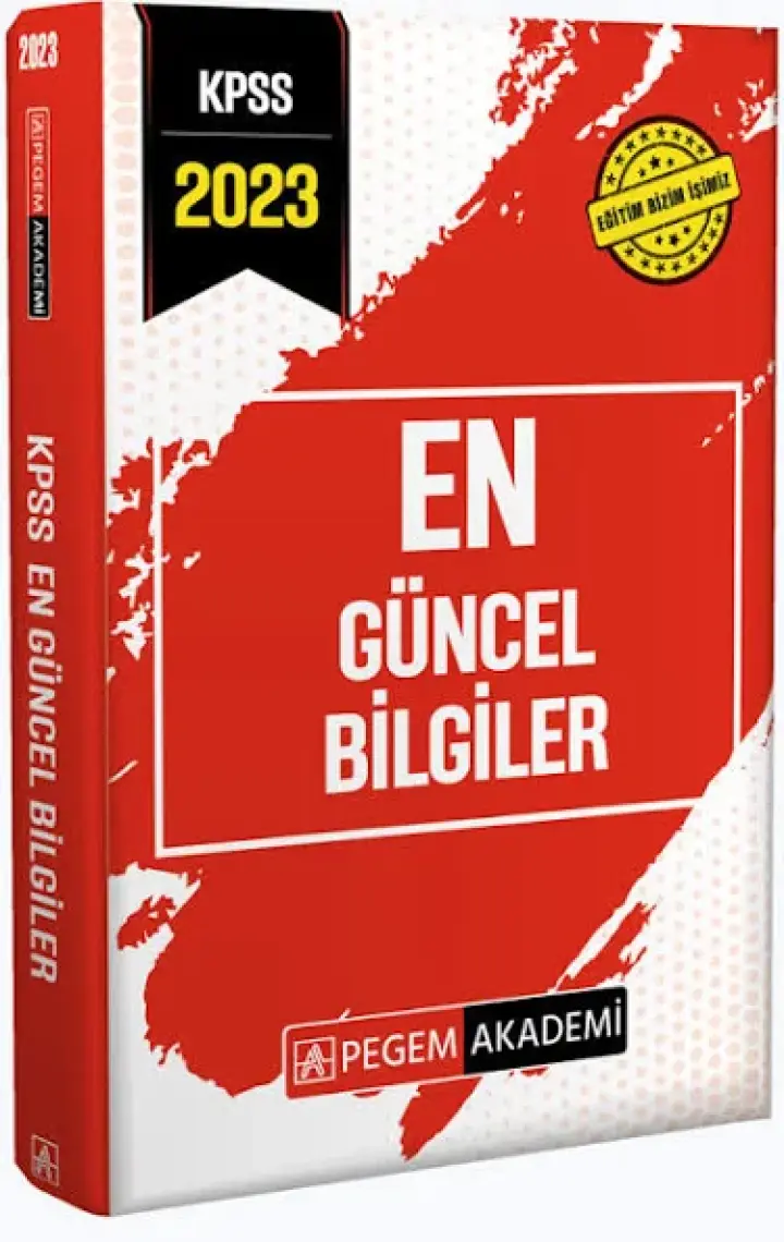 Pegem Akademi Yayıncılık 2023 KPSS En Güncel Bilgiler