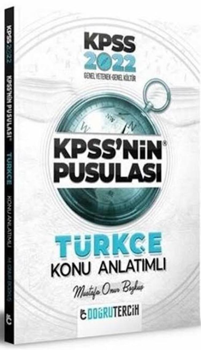 Doğru Tercih Yayınları 2022 KPSS'nin Pusulası Türkçe Konu Anlatımı