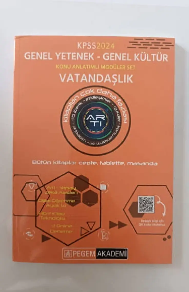 Pegem Akademi Yayıncılık KPSS 2024 Genel Yetenek Genel Kültür Lisans Konu Anlatımlı Modüler Set (6 Kitap)