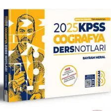 Benim Hocam Yayınları 2025 KPSS Coğrafya Video Ders Notları
