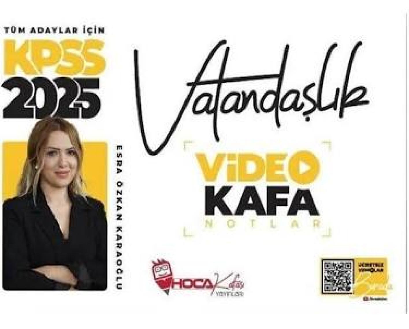 Hoca Kafası Yayınları 2022 Kpss Vatandaşlık Video Kafa Notlar