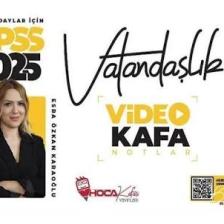 Hoca Kafası Yayınları 2022 Kpss Vatandaşlık Video Kafa Notlar