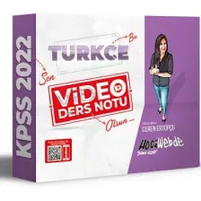 Hocawebde Yayınları 2022 KPSS Türkçe Video Ders Notu