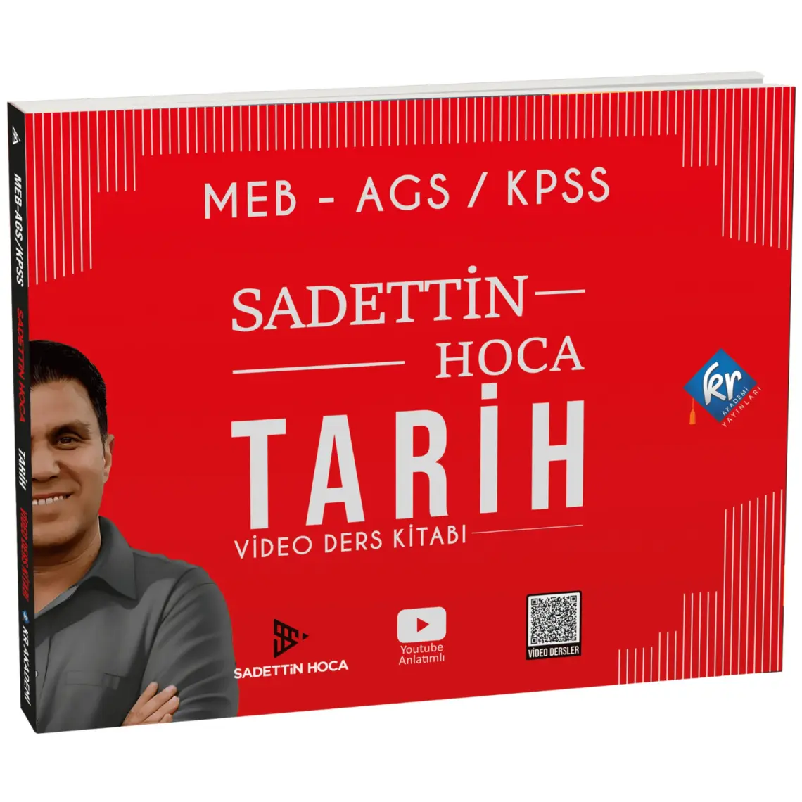 Sadettin Hoca Meb Ags Kpss Tarih Video Ders Kitabı Kr Akademi Yayınları