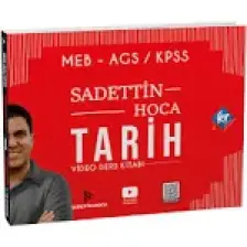Sadettin Hoca Meb Ags Kpss Tarih Video Ders Kitabı Kr Akademi Yayınları
