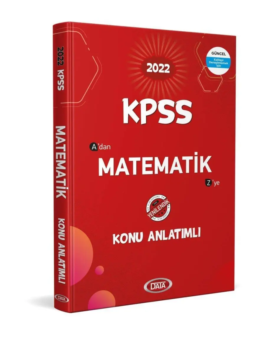 Data Yayınları KPSS Matematik Konu Anlatımlı