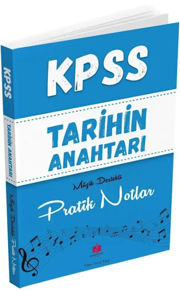Anahtar Kitaplar Yayınevi 2025 KPSS Tarihin Anahtarı Hafıza Teknikleriyle Müzik Destekli Pratik Notlar