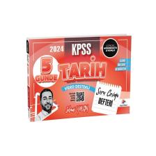 Dizgi Kitap 2024 KPSS Tarih 5 Günde Soru Cevap Defteri