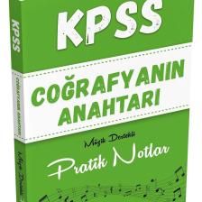 Anahtar Kitaplar Yayınevi 2025 KPSS Coğrafyanın Anahtarı Hafıza Teknikleriyle Müzik Destekli Pratik Notlar