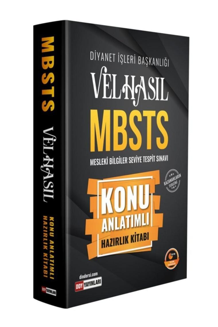Ddy Yayınları Velhasıl Mbsts Konu Anlatımlı Hazırlık Kitabı