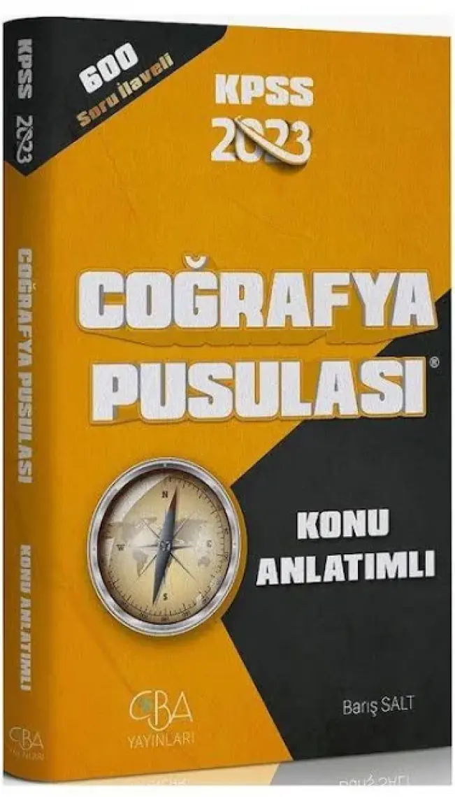 CBA Akademi Coğrafya Pusulası Konu Anlatımlı + 600 Soru Ilaveli Kitap