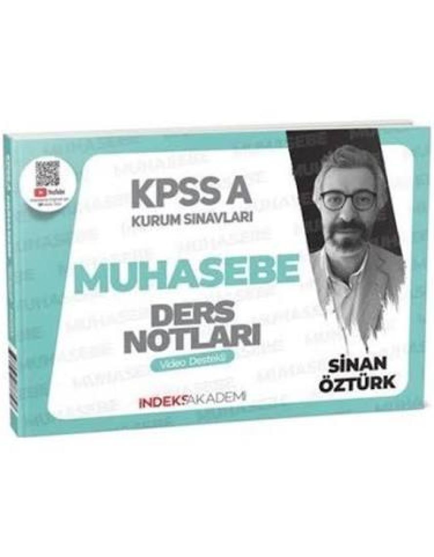 İndeks Akademi Yayıncılık 2025 KPSS A Grubu Muhasebe Video Ders Notları