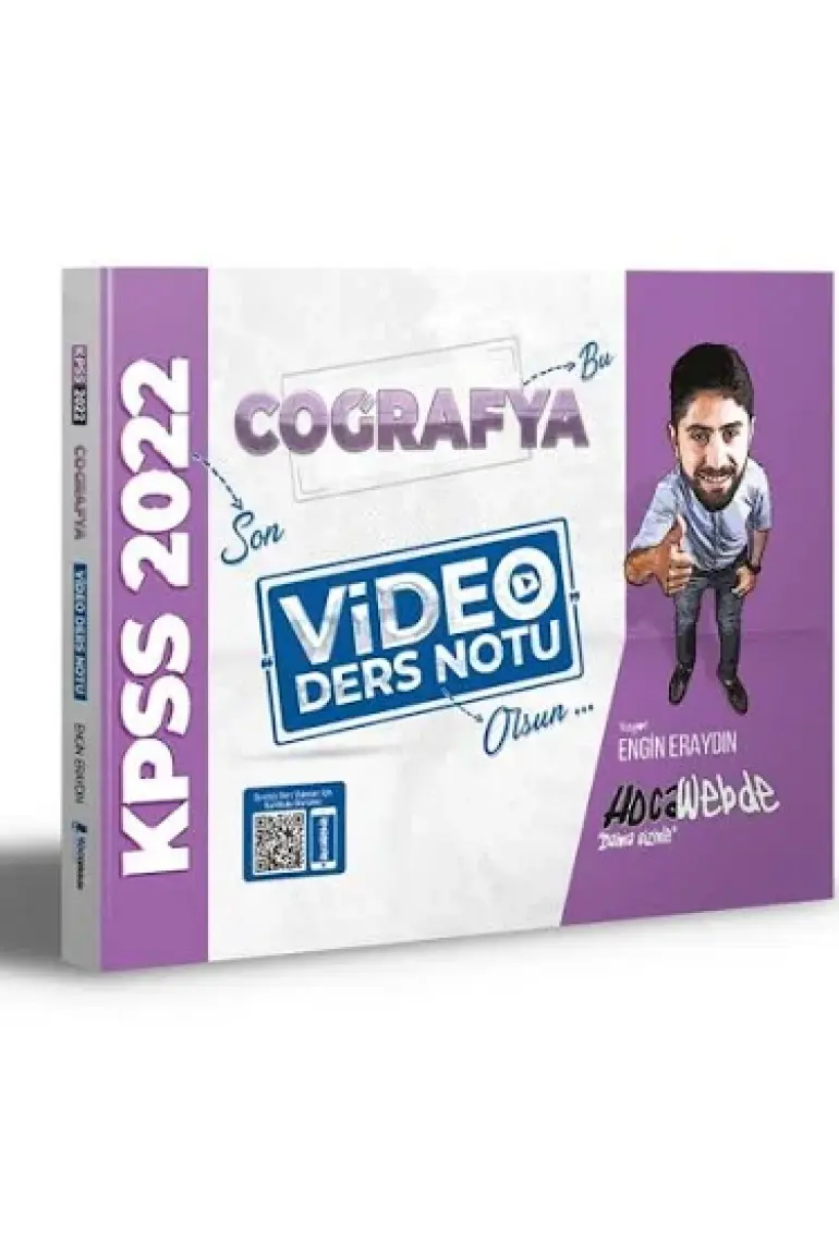 Hocawebde Yayınları KPSS 2022 Coğrafya Video Ders Notu