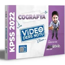 Hocawebde Yayınları KPSS 2022 Coğrafya Video Ders Notu