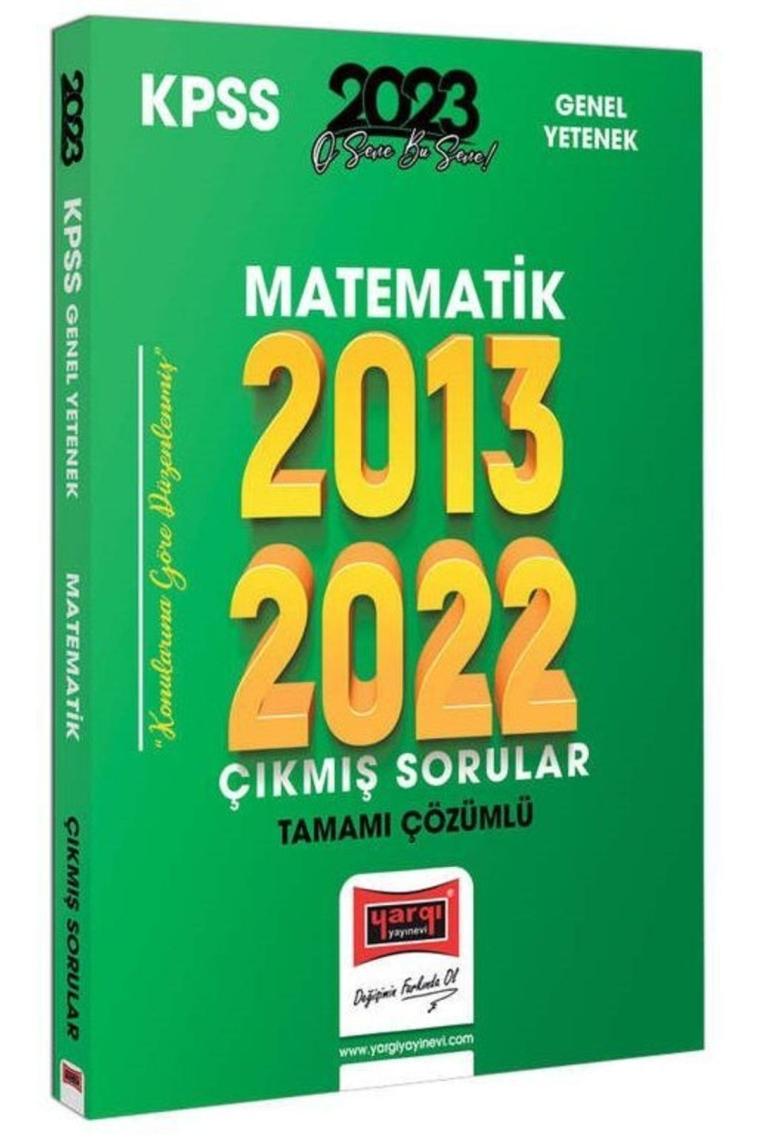 2023 Kpss Matematik 2013-2022 Tamamı Çözümlü Çıkmış Sorular
