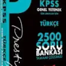 Yargı Yayınevi KPSS 2022 Genel Yetenek Türkçe Prestij Seri Tamamı Çözümlü 2500 Soru Bankası