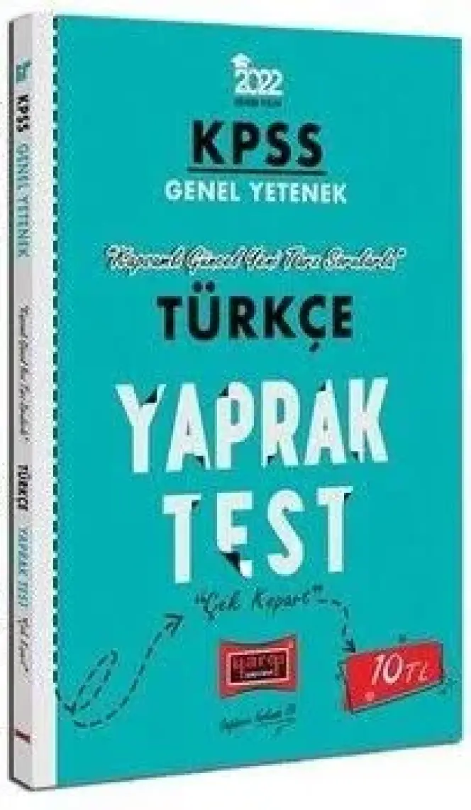 Yargı Yayınevi KPSS 2022 Genel Yetenek Türkçe Prestij Seri Tamamı Çözümlü 2500 Soru Bankası
