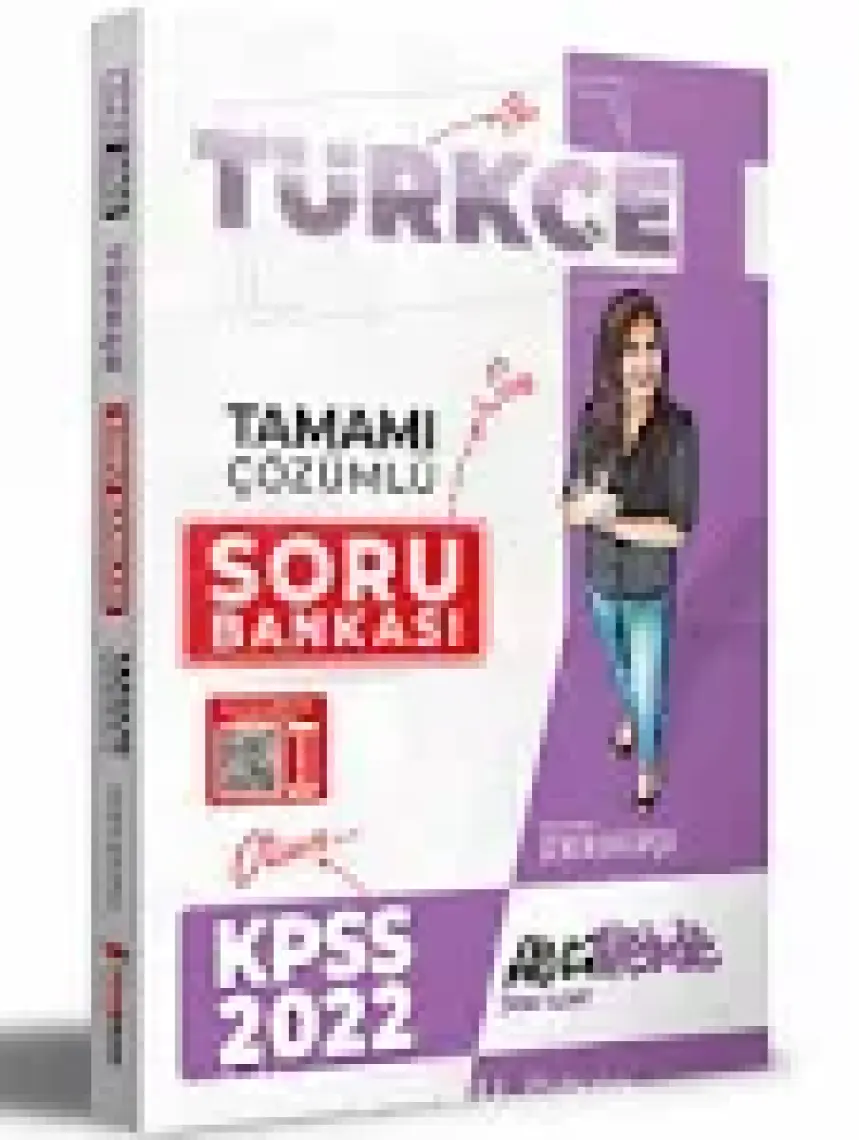 Hocawebde Yayınları 2022 KPSS Türkçe Tamamı Çözümlü Soru Bankası