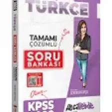 Hocawebde Yayınları 2022 KPSS Türkçe Tamamı Çözümlü Soru Bankası
