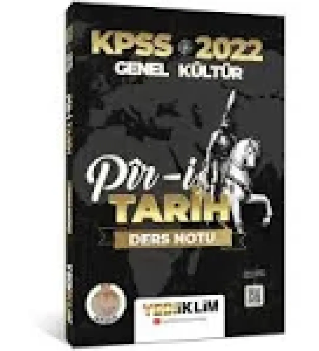 Yediiklim Yayınları Yayınları 2022 KPSS Genel Kültür Piri-i Tarih Ders Notu