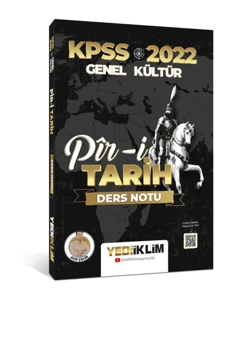 Yediiklim Yayınları Yayınları 2022 KPSS Genel Kültür Piri-i Tarih Ders Notu