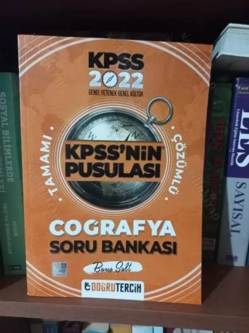 Doğru Tercih Yayınları 2022 KPSS'nin Pusulası Coğrafya Soru Bankası
