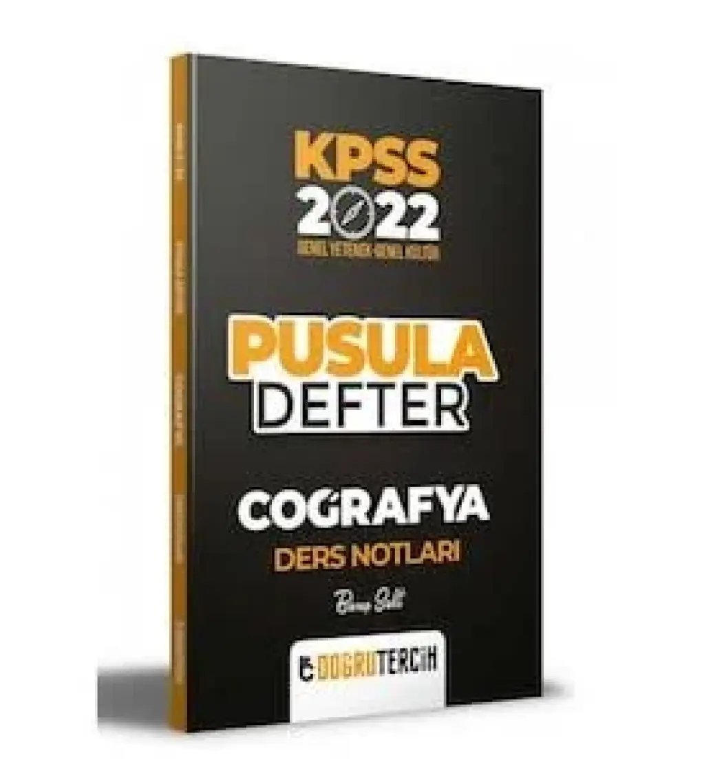 Doğru Tercih Yayınları  KPSS 2022 Coğrafya Pusula Defter Ders Notları