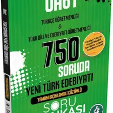 Dizgi Kitap 2025 MEB AGS ÖABT 750 Soruda Yeni Türk Edebiyatı Tamamı Açıklamalı Çözümlü Soru Bankası