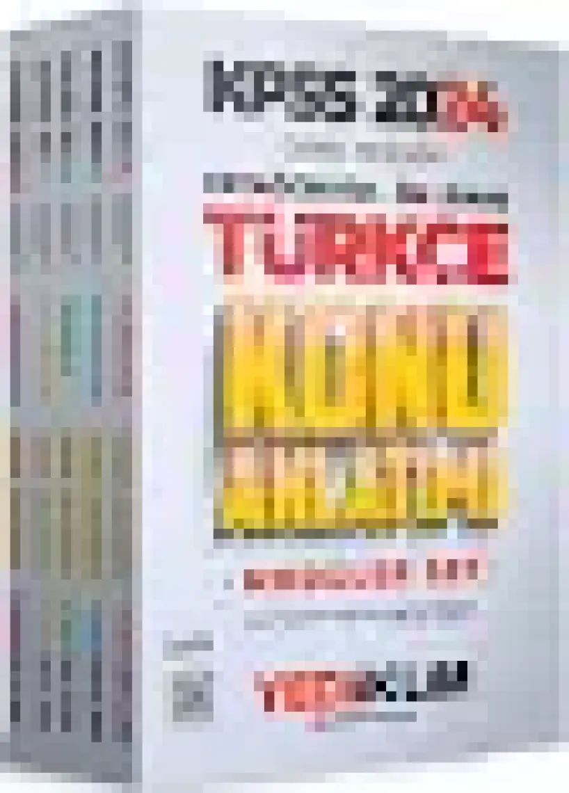Yediiklim Yayınları 2024 KPSS Ortaöğretim Ön Lisans Genel Yetenek Genel Kültür Konu Anlatımlı Modüler Set