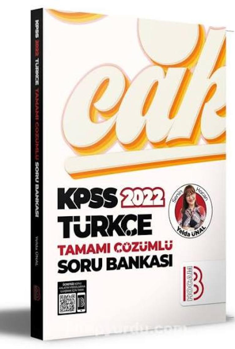 Benim Hocam Yayınları KPSS 2022 Türkçe Tamamı Çözümlü Soru Bankası