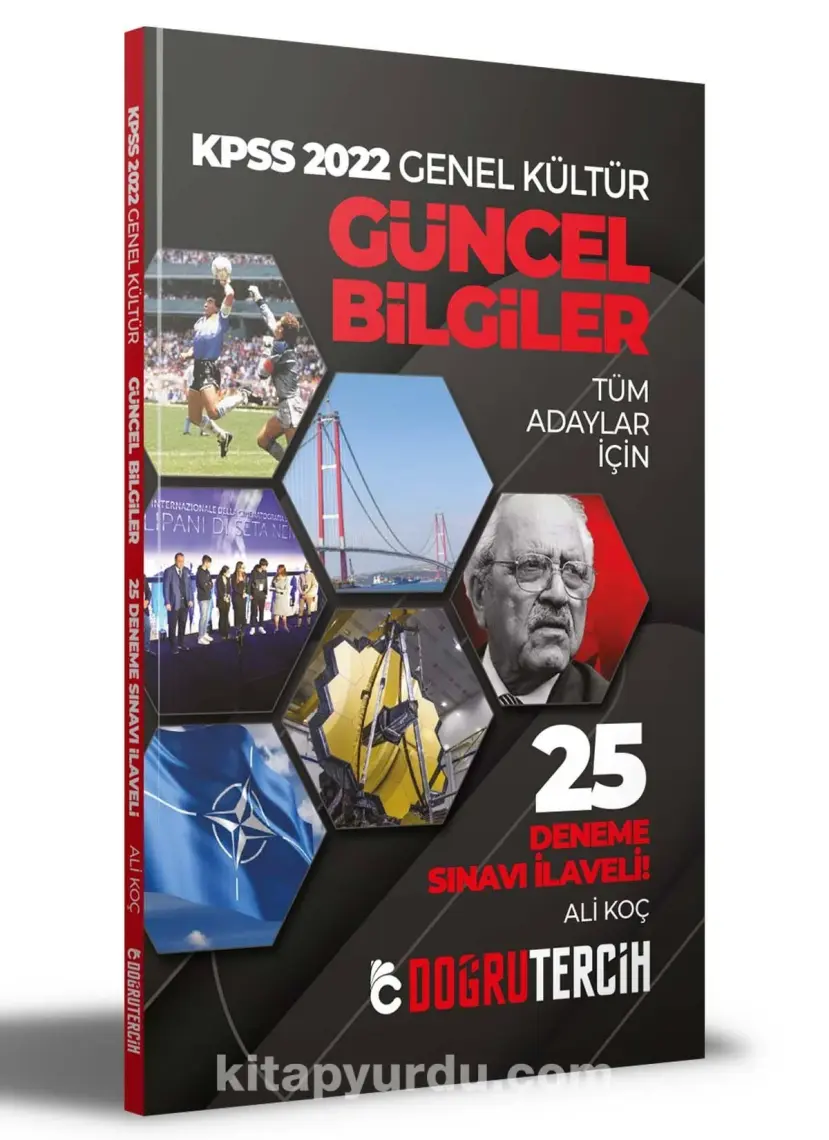 Doğru Tercih Yayınları KPSS 2022 Genel Kültür Güncel Bilgiler 25 Deneme Sınavı Ilaveli