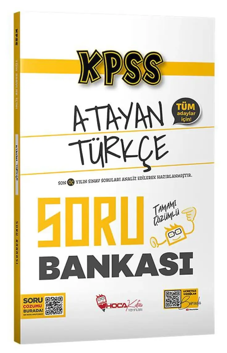 Hoca Kafası Yayınları KPSS Türkçe Atayan Soru Bankası