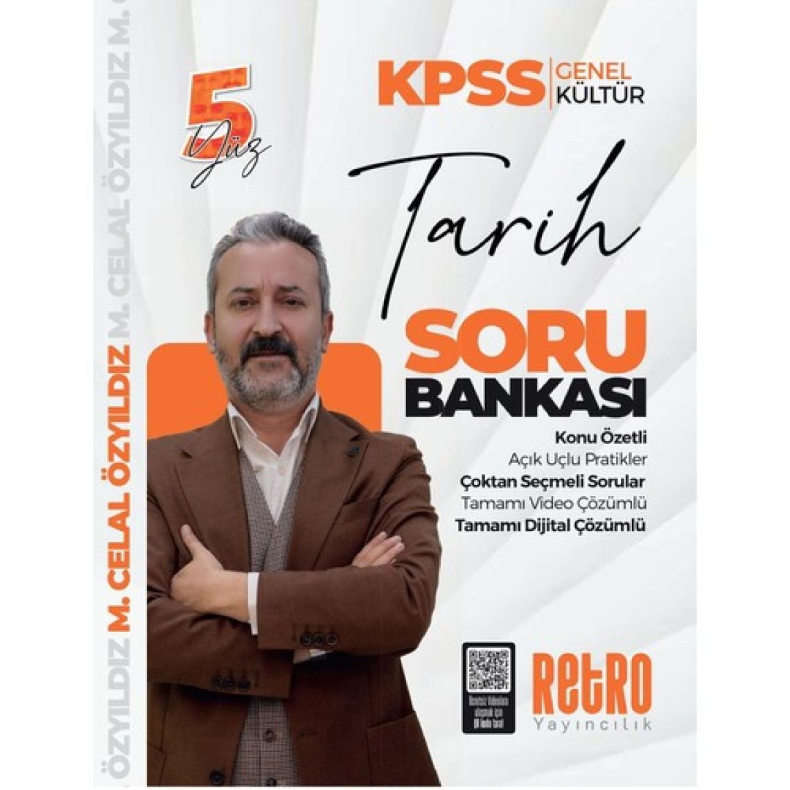 Retro Yayıncılık 2026 KPSS Genel Yetenek 5Yüz Tarih Soru Bankası Tamamı Video Çözümlü