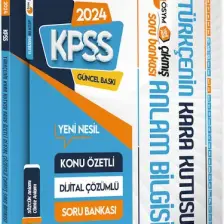 Karakutu Yayınları  KPSS Türkçenin Kara Kutusu Anlam Bilgisi (Sözcük-Cümle) D.çözümlü Konu Özetli Soru Bankası