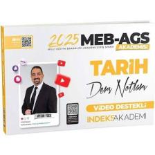 İndeks Akademi Yayıncılık 2025 MEB AGS Tarih Video Ders Notu- Aydın Yüce