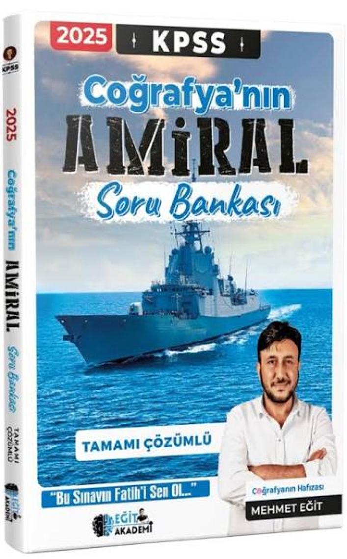 Mehmet Eğit MEB-AGS KPSS Coğrafyanın Amiral Tamamı Çözümlü Soru Bankası