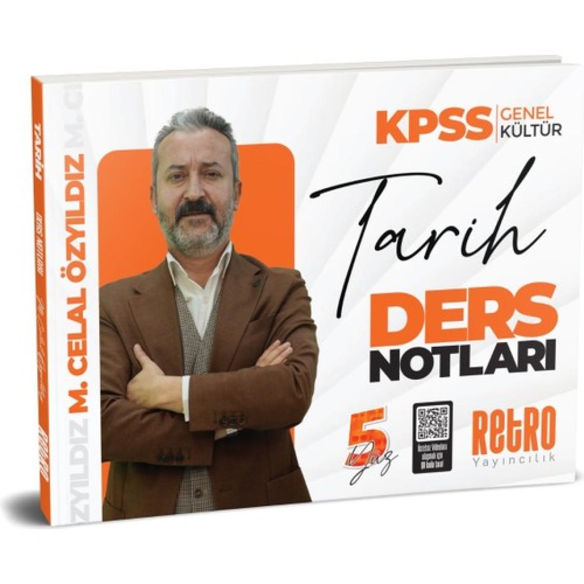 Retro Yayıncılık 2025 KPSS AGS Genel Yetenek 5yüz Tarih Ders Notu - Mehmet Celal Özyıldız