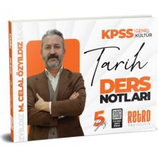 Retro Yayıncılık 2025 KPSS AGS Genel Yetenek 5yüz Tarih Ders Notu - Mehmet Celal Özyıldız