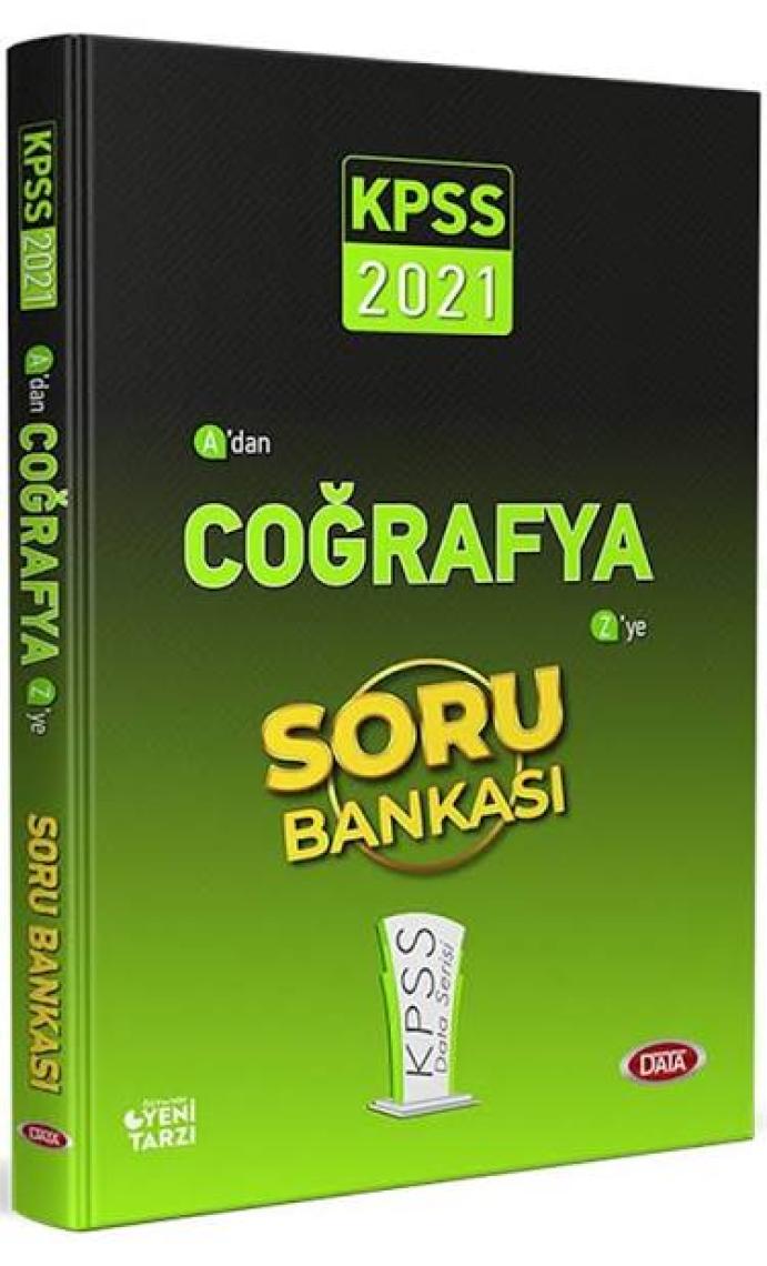 Data Yayınları 2021 KPSS Coğrafya Soru Bankası