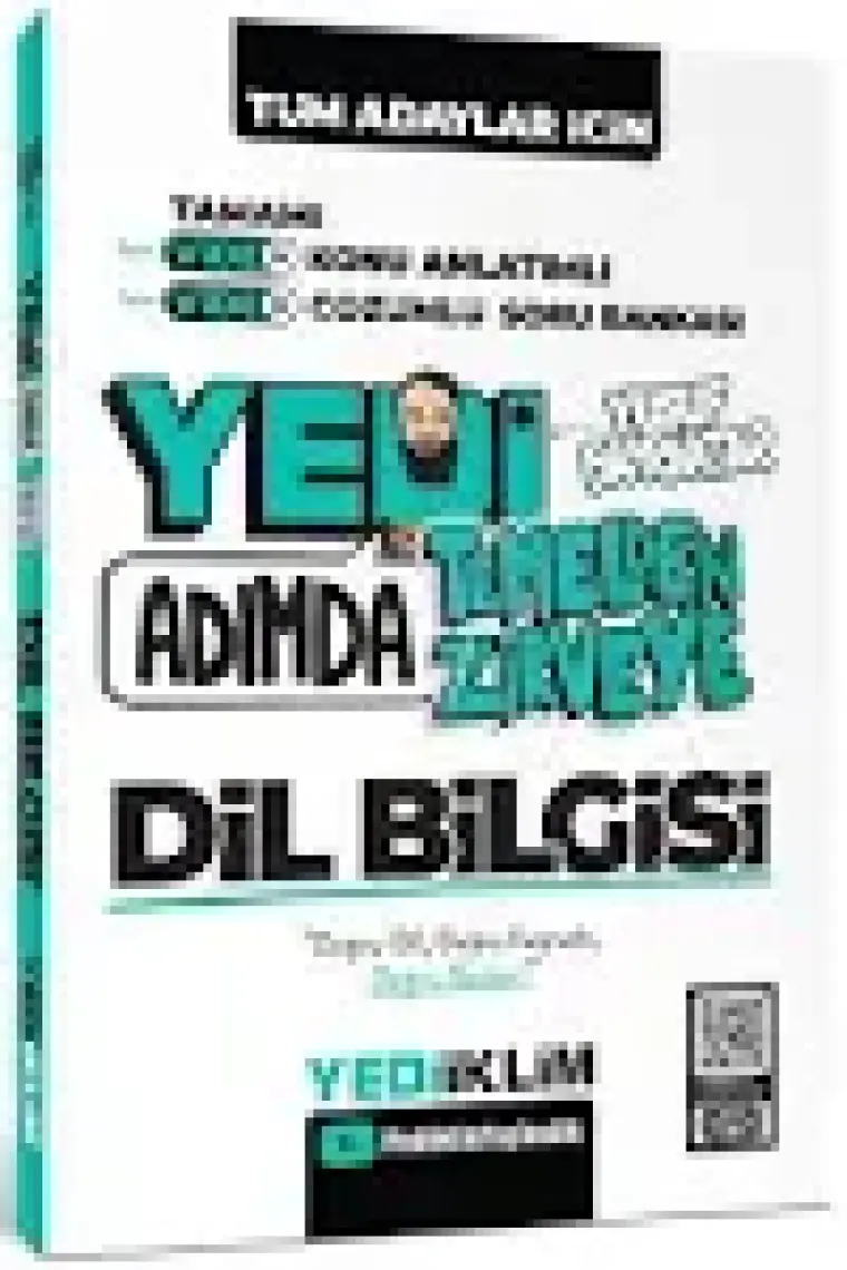 Yediiklim Yayınları Tüm Adaylar İçin Yedi Adımda Temelden Zirveye Dil Bilgisi Konu Anlatımlı Soru Bankası