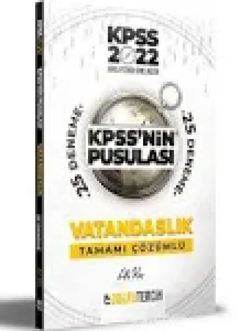 Doğru Tercih Yayınları KPSS' Nin 2022 Pusulası Vatandaşlık Tamamı Çözümlü 25 Deneme