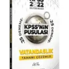 Doğru Tercih Yayınları KPSS' Nin 2022 Pusulası Vatandaşlık Tamamı Çözümlü 25 Deneme