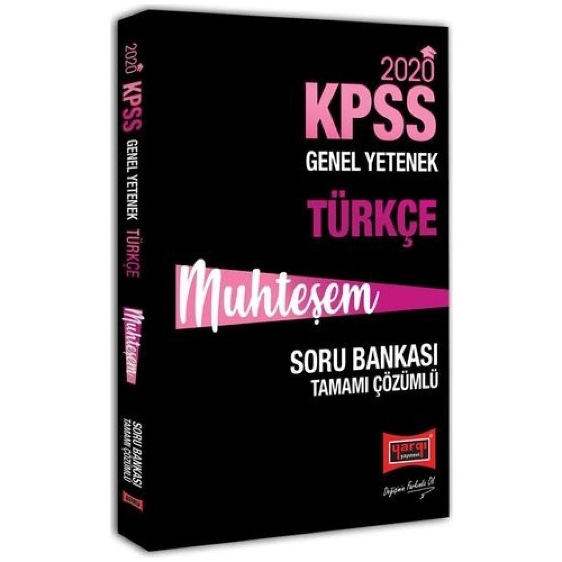Yargı Yayınevi 2020 KPSS Muhteşem Türkçe Tamamı Çözümlü Soru Bankası