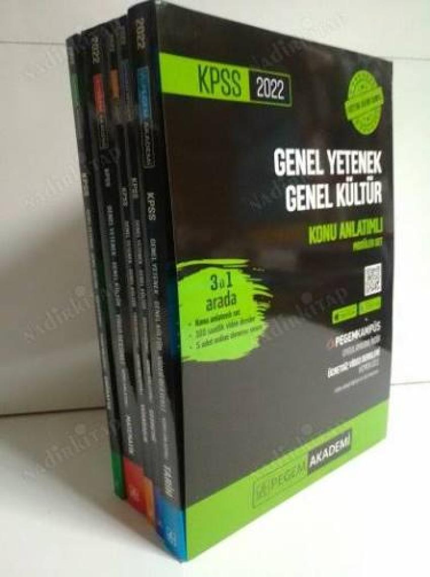Pegem Akademi Yayıncılık KPSS 2023 Genel Yetenek Genel Kültür Tamamı Çözümlü Modüler Soru Bankası Seti (5 Kitap Takım)