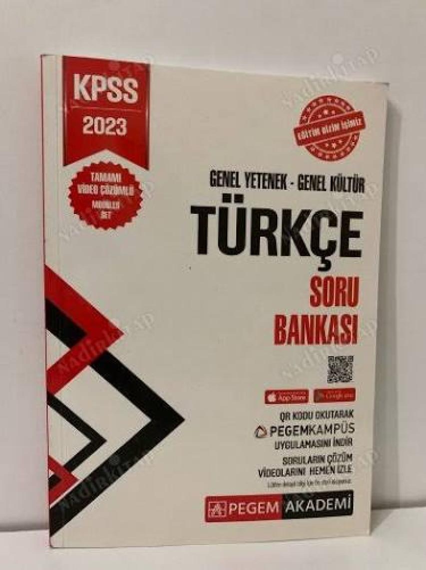 Pegem Akademi Yayıncılık KPSS 2023 Genel Yetenek Genel Kültür Tamamı Çözümlü Modüler Soru Bankası Seti (5 Kitap Takım)