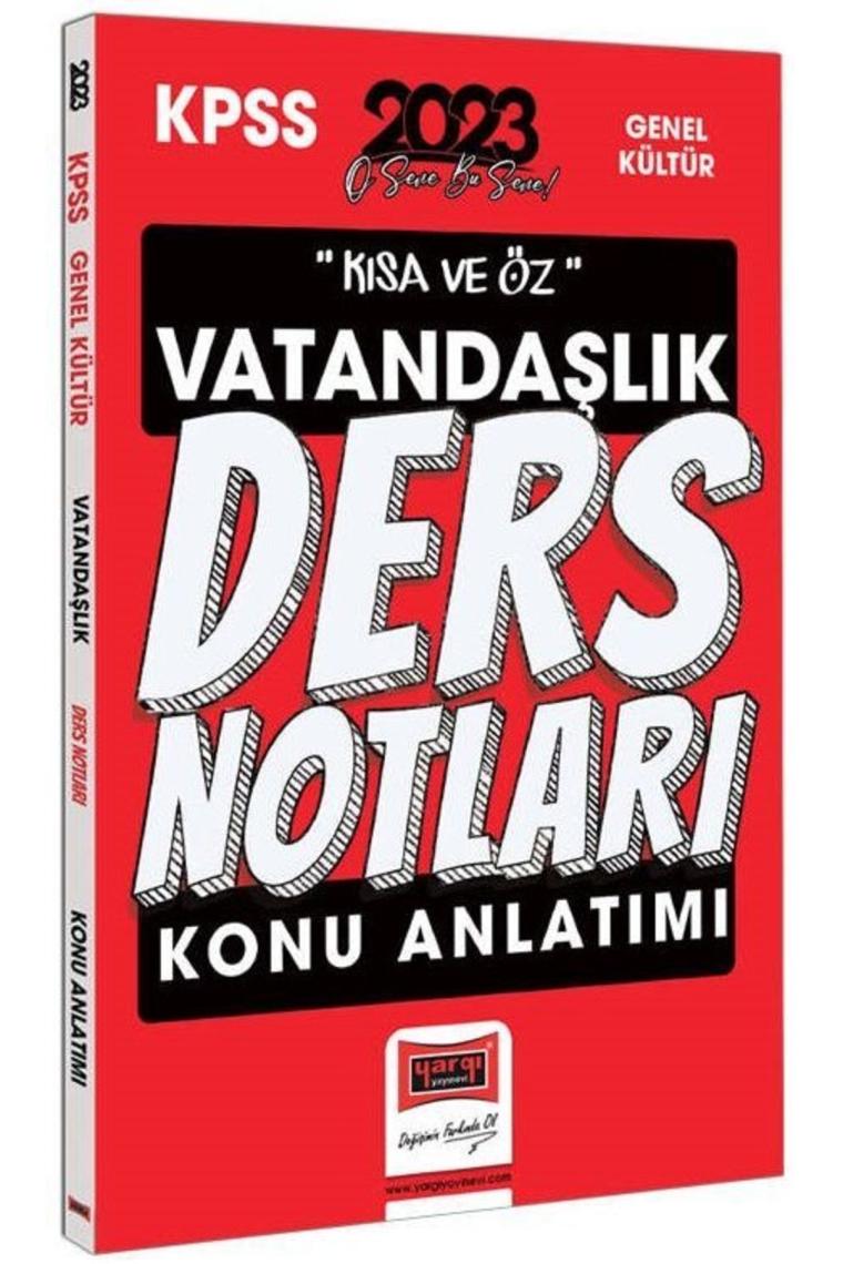 2023 Kpss Kısa Ve Öz Vatandaşlık Konu Anlatımı Ders Notları